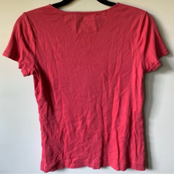 Ralph Lauren salmon/coral pink T-shirt - Picture 2 of 3